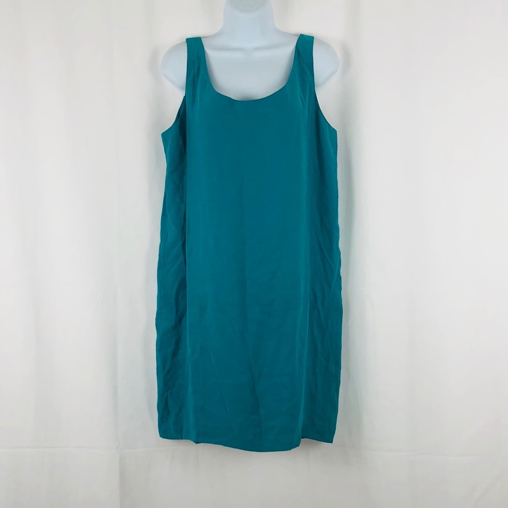 CW Clifford & Wills Silk sleeveless shift dress 10